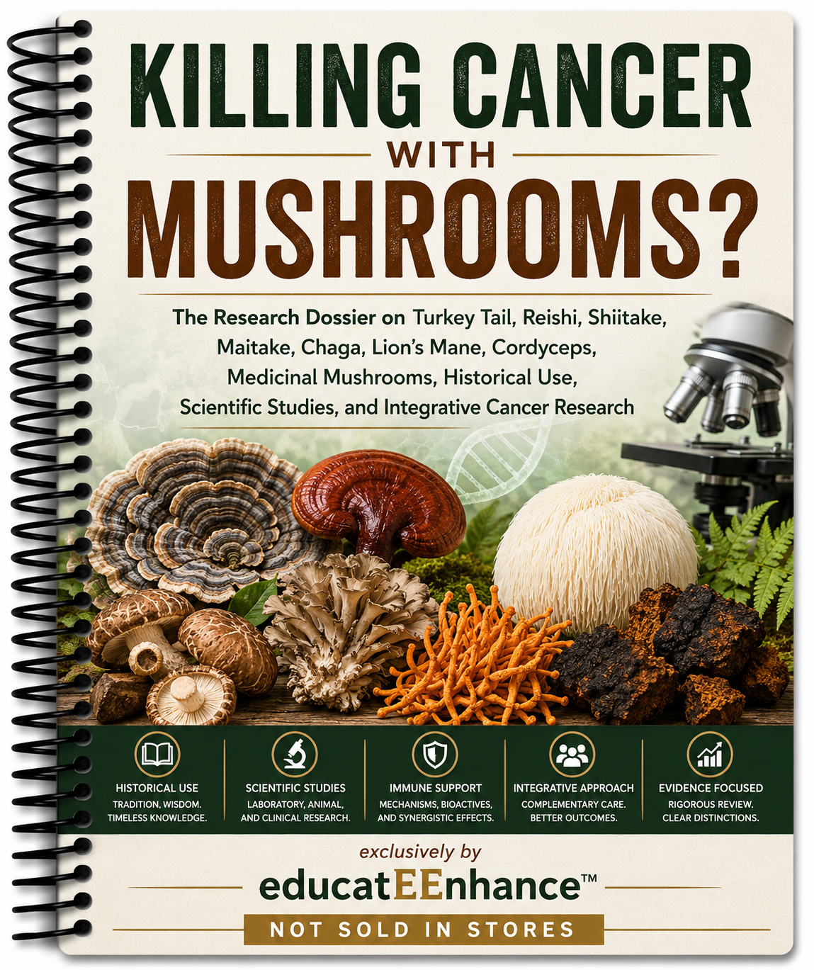 Killing Cancer with Mushrooms Research Dossier Book Cover